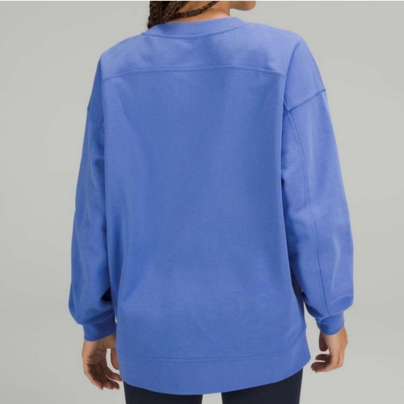 Lululemon Perfectly Oversized Crew Wild Indigo 8 - Picture 2 of 6